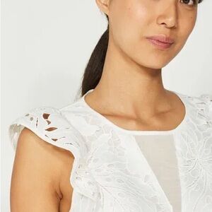 Elegant White Lace Blouse